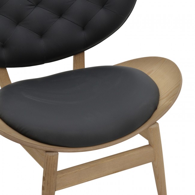 Πολυθρόνα relax Udalle pakoworld μασίφ ξύλο καρυδί-PU μάυρο 77x70x82εκ Πολυθρόνα relax Udalle pakoworld μασίφ ξύλο καρυδί-PU μάυρο 77x70x82εκ