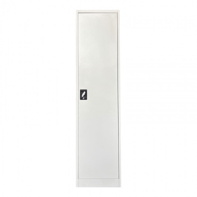 Ντουλάπα-στήλη Koya pakoworld μέταλλο σε απόχρωση ανοιχτό γκρι 50x45x180εκ