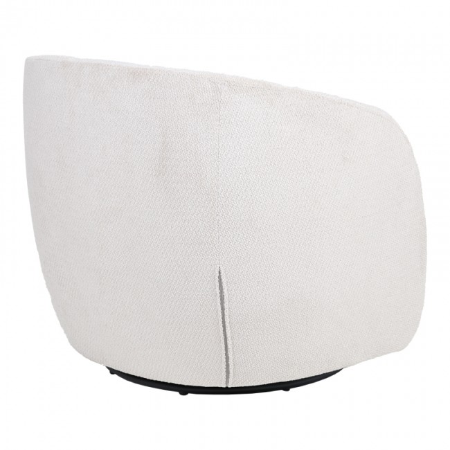 Πολυθρόνα Barrelo pakoworld περιστρεφόμενη με κρεμ ύφασμα 77x72x69εκ Πολυθρόνα Barrelo pakoworld περιστρεφόμενη με κρεμ ύφασμα 77x72x69εκ