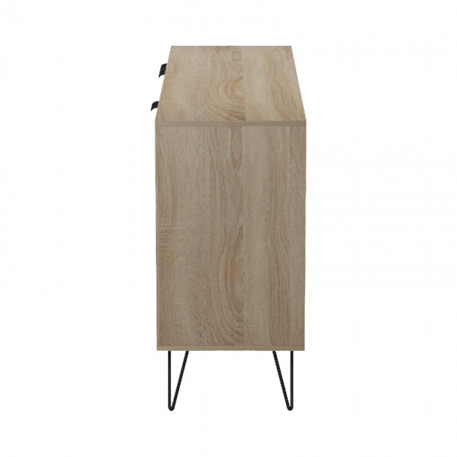 Μπουφές Balain pakoworld sonoma-γκρι μπεζ όψη μαρμάρου 142x35.5x83εκ Μπουφές Balain pakoworld sonoma-γκρι μπεζ όψη μαρμάρου 142x35.5x83εκ