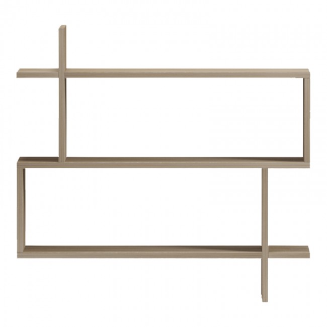 Ραφιέρα τοίχου Paralel pakoworld sonoma 70x22x65,5εκ