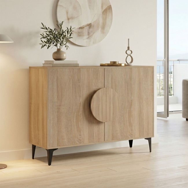 Μπουφές Gora pakoworld sonoma 110x35.5x82εκ