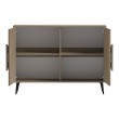Μπουφές Gora pakoworld sonoma 110x35.5x82εκ