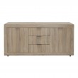 Μπουφές Doha pakoworld σε sonoma απόχρωση 180x45x80.5εκ