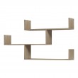 Ραφιέρα τοίχου Tiber pakoworld sonoma 120x22x67εκ