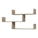 Ραφιέρα τοίχου Tiber pakoworld sonoma 120x22x67εκ