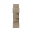 Ραφιέρα τοίχου Tiber pakoworld sonoma 120x22x67εκ