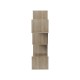 Ραφιέρα τοίχου Tiber pakoworld sonoma 120x22x67εκ