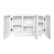 Μπουφές Kooldio pakoworld mdf λευκό 120x37.5x69εκ