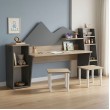 Παιδικό γραφείο με σκαμπο Dualto pakoworld sonoma-ανθρακί 180x30x93.6εκ Παιδικό γραφείο με σκαμπο Dualto pakoworld sonoma-ανθρακί 180x30x93.6εκ