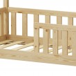 Παιδικό κρεβάτι Bambie με κιγκλίδωμα τ. Montessori pakoworld ξύλο πεύκου σε φυσική απόχρωση 70x140εκ Παιδικό κρεβάτι Bambie με κιγκλίδωμα τ. Montessori pakoworld ξύλο πεύκου σε φυσική απόχρωση 70x140εκ
