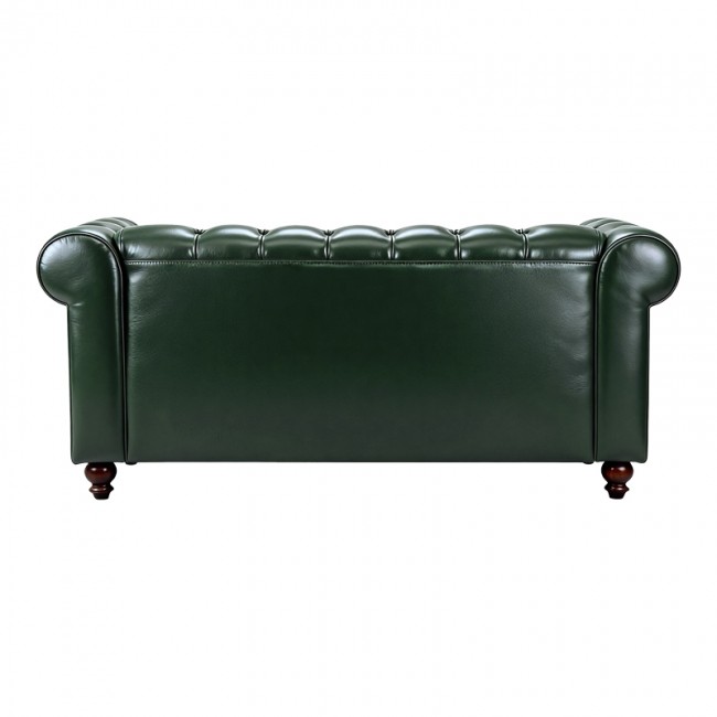 Kαναπές διθέσιος τ. Chesterfield pakoworld pu κυπαρισσί 160x84x67εκ Kαναπές διθέσιος τ. Chesterfield pakoworld pu κυπαρισσί 160x84x67εκ