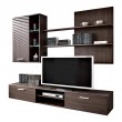 Σύνθετο σαλονιού Salome pakoworld LED wenge 200x41x190εκ Σύνθετο σαλονιού Salome pakoworld LED wenge 200x41x190εκ