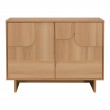 Μπουφές Jenfia pakoworld mdf σε φυσική απόχρωση 101,2x39x75,5εκ