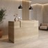 Γραφείο reception Lotus pakoworld σε χρώμα φυσικό 200x70x110εκ