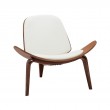 Πολυθρόνα Vilma pakoworld PU μπεζ- plywood καρυδί 90x76.5x74.5εκ Πολυθρόνα Vilma pakoworld PU μπεζ- plywood καρυδί 90x76.5x74.5εκ