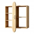 Ραφιέρα τοίχου Jonna pakoworld sonoma MDF 60x10x80εκ Ραφιέρα τοίχου Jonna pakoworld sonoma MDF 60x10x80εκ