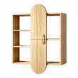 Ραφιέρα τοίχου Jonna pakoworld sonoma MDF 60x10x80εκ Ραφιέρα τοίχου Jonna pakoworld sonoma MDF 60x10x80εκ