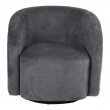 Πολυθρόνα Barrelo pakoworld περιστρεφόμενη ανθρακί ύφασμα 77x72x69εκ Πολυθρόνα Barrelo pakoworld περιστρεφόμενη ανθρακί ύφασμα 77x72x69εκ